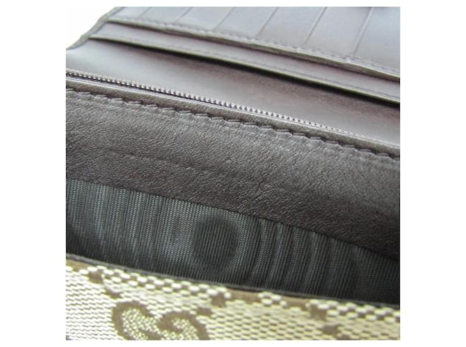 Cartera larga Gucci Interlocking Beige Marrón oscuro - vista 11