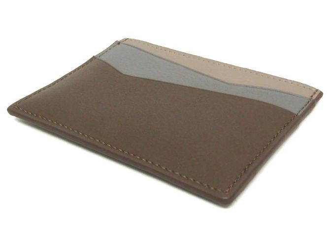Tarjetero Loewe Puzzle Plain Castaño Beige - vista 3