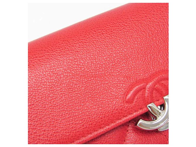 Chanel Matelasse Half Coco Damen Langbörse in Rot - Ansicht 11
