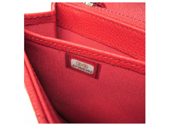 Chanel Matelasse Half Coco Damen Langbörse in Rot - Ansicht 16
