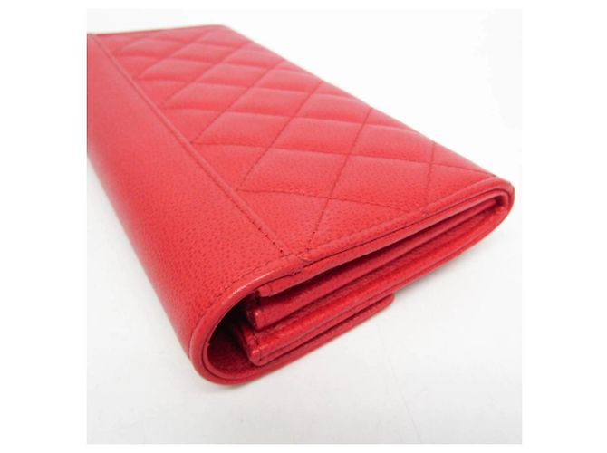 Chanel Matelasse Half Coco Damen Langbörse in Rot - Ansicht 6