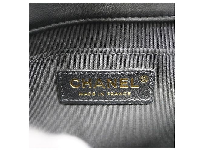 Borsa a tracolla Chanel Mini Matelassé con catena Nero - vista 5