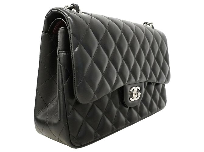 Borsa Chanel in pelle nera Nero - vista 2