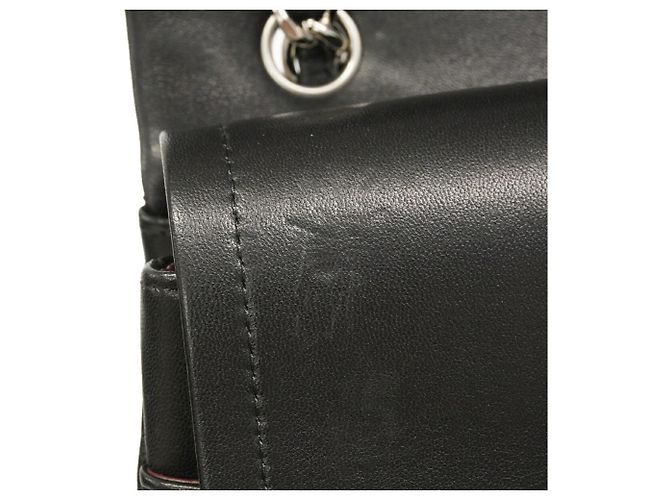 Borsa Chanel in pelle nera Nero - vista 8