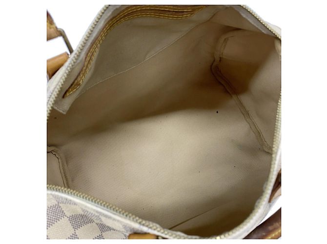 Borsa Louis Vuitton Damier Azur Speedy 30 Bianco - vista 4