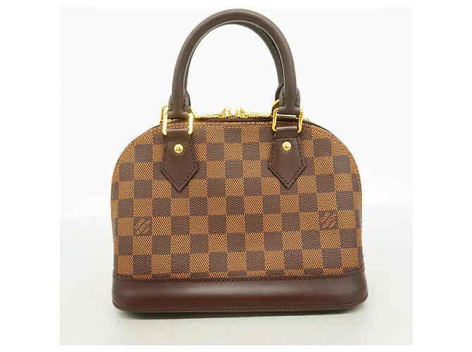 Borsa Louis Vuitton Damier Alma BB Damier ebene - vista 10