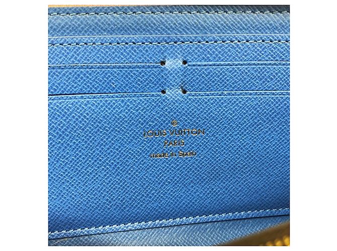 Louis Vuitton Monogram Portefeuille Clemence Long Wallet Rosa Blu - vista 4