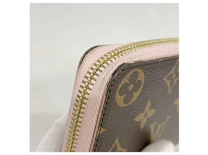 Louis Vuitton Monogram Portefeuille Clemence Long Wallet Rosa Blu - vista 6