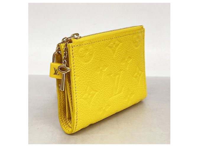 Louis Vuitton Monogram Empreinte Portefeuille Lisa Wallet Giallo - vista 2