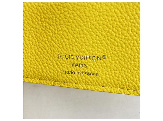 Louis Vuitton Monogram Empreinte Portefeuille Lisa Wallet Giallo - vista 4