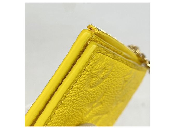Louis Vuitton Monogram Empreinte Portefeuille Lisa Wallet Giallo - vista 6