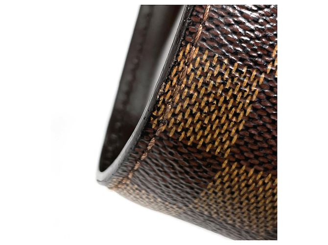 Clutch Louis Vuitton Saint Second Bag Marrone Damier ebene - vista 3