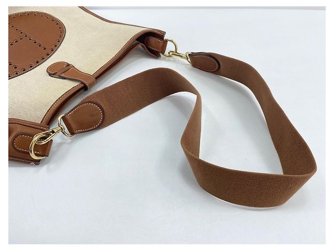 Hermès Borsa a tracolla Hermes Evelyne Marrone - vista 10