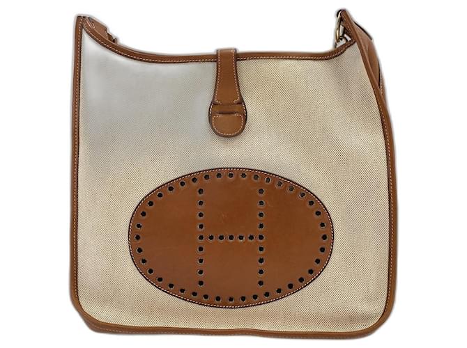 Hermès Borsa a tracolla Hermes Evelyne Marrone - vista 2