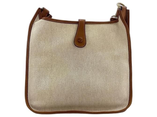 Hermès Borsa a tracolla Hermes Evelyne Marrone - vista 3