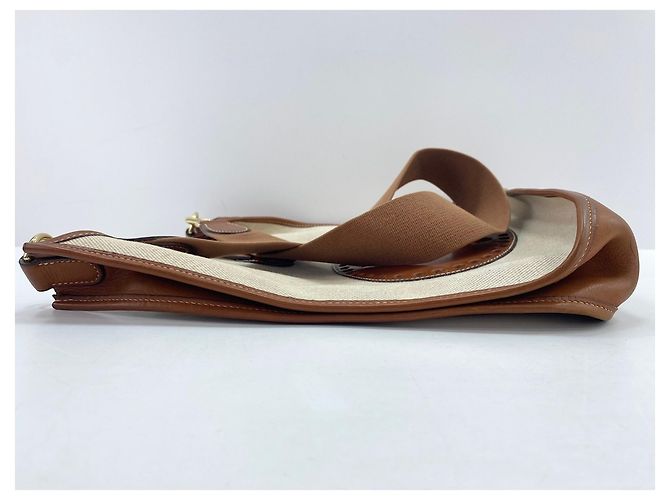 Hermès Borsa a tracolla Hermes Evelyne Marrone - vista 6