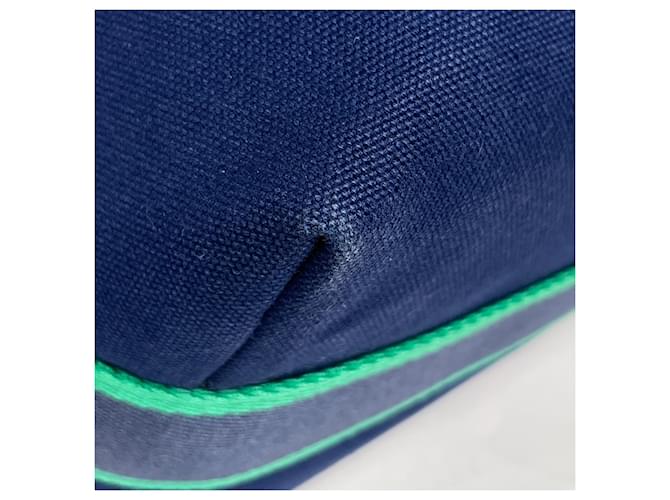 Hermès Borsa Hermes BRIDE AG Nero Verde Blu navy - vista 3
