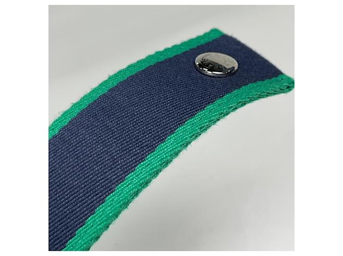 Hermès Borsa Hermes BRIDE AG Nero Verde Blu navy - vista 5