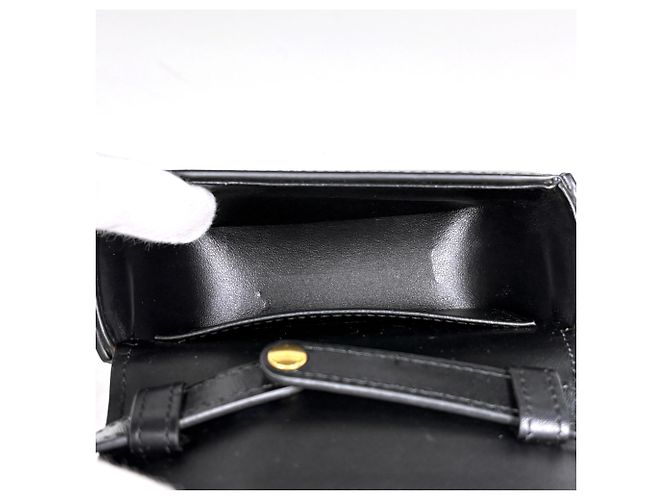 Triomphe Céline Borsa a tracolla Celine Mini Claude in nero - vista 7