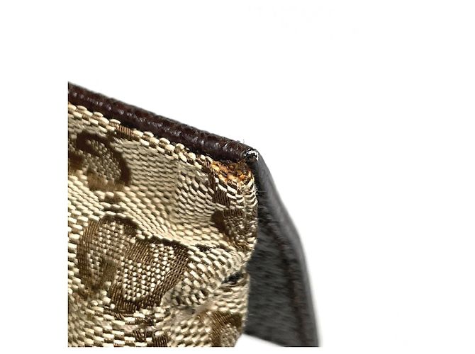 Marsupio Gucci Sherry Line in tela GG beige - vista 4