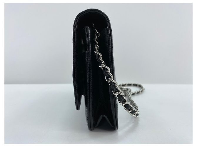 Borsa a tracolla Chanel Mini Matelassé Nero - vista 3