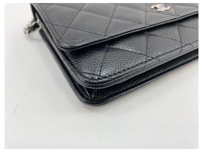 Borsa a tracolla Chanel Mini Matelassé Nero - vista 6