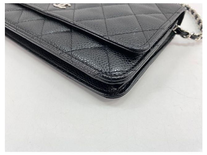 Borsa a tracolla Chanel Mini Matelassé Nero - vista 7