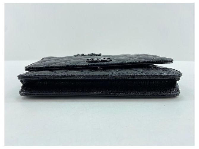 Borsa a tracolla Chanel Matelassé in nero - vista 5