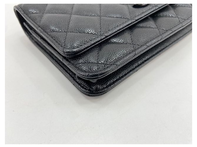 Borsa a tracolla Chanel Matelassé in nero - vista 6