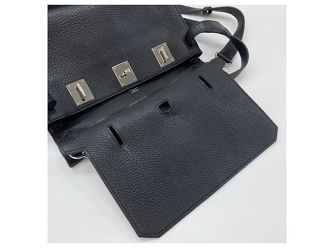 Hermès Borsa a tracolla Hermes Jypsiere 28 in Nero - vista 11
