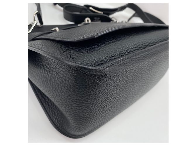 Hermès Borsa a tracolla Hermes Jypsiere 28 in Nero - vista 8