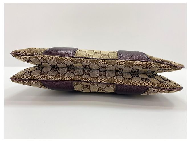 Borsa a tracolla Gucci Bamboo in viola Porpora - vista 5