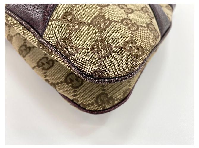 Borsa a tracolla Gucci Bamboo in viola Porpora - vista 7