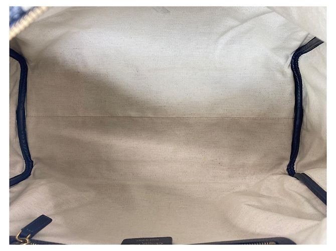 Borsa Boston Christian Dior Navy Blu navy - vista 13