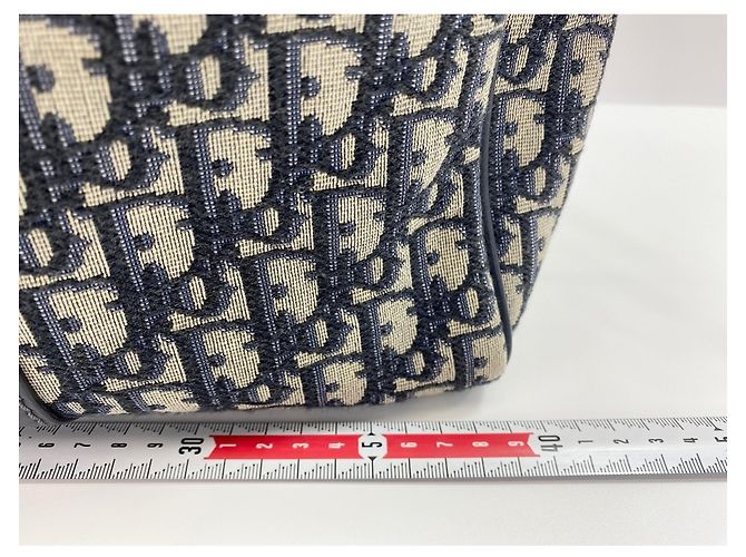 Borsa Boston Christian Dior Navy Blu navy - vista 4