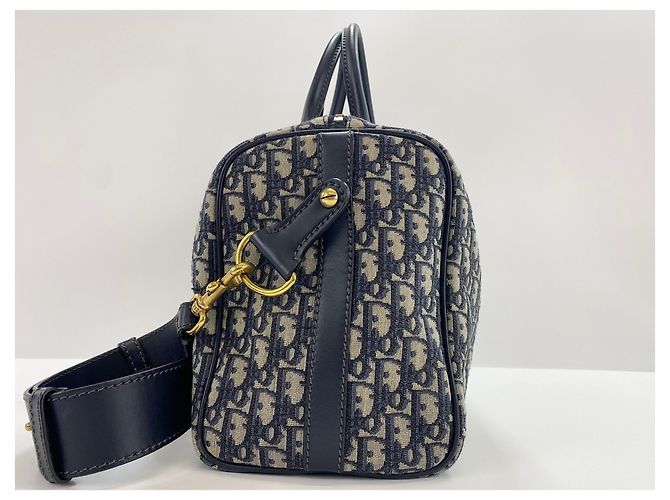 Borsa Boston Christian Dior Navy Blu navy - vista 5