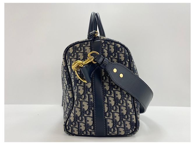 Borsa Boston Christian Dior Navy Blu navy - vista 6