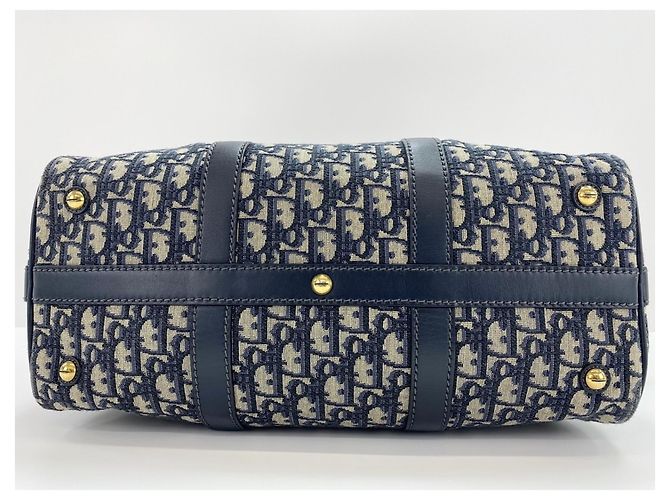 Borsa Boston Christian Dior Navy Blu navy - vista 7