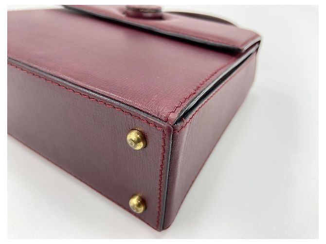 Borsa Cartier Must Line in rosso vino Bordò - vista 7