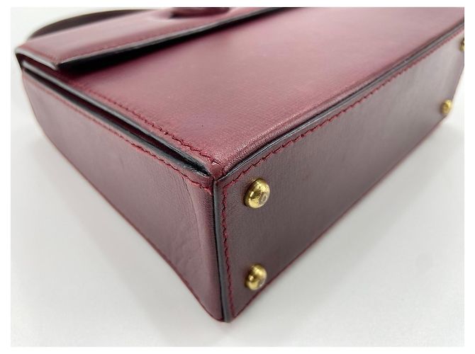 Borsa Cartier Must Line in rosso vino Bordò - vista 8