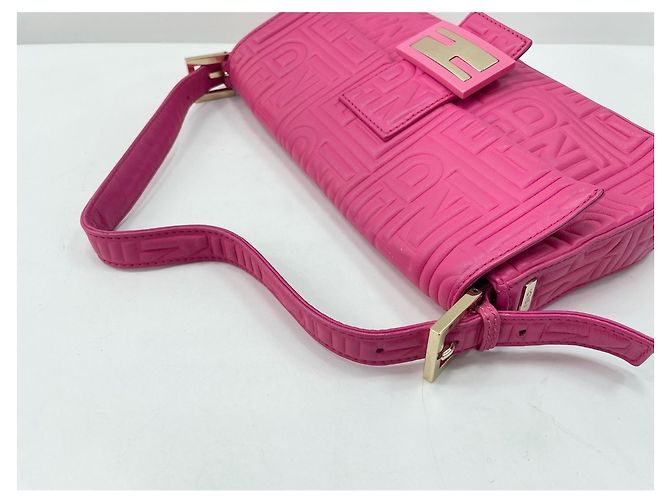 Borsa a tracolla Fendi Mamma Bucket Rosa - vista 10