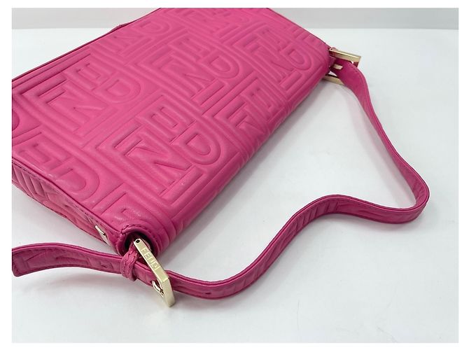 Borsa a tracolla Fendi Mamma Bucket Rosa - vista 11