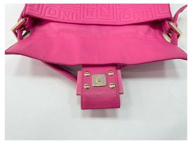 Borsa a tracolla Fendi Mamma Bucket Rosa - vista 12