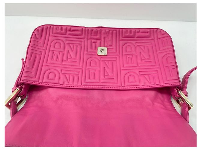 Borsa a tracolla Fendi Mamma Bucket Rosa - vista 13