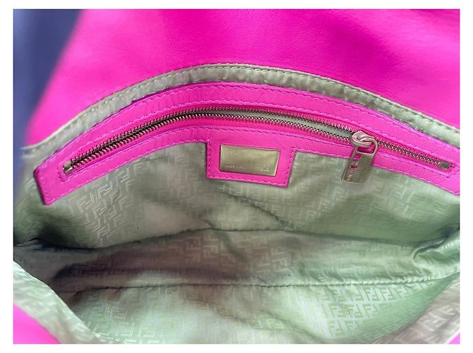 Borsa a tracolla Fendi Mamma Bucket Rosa - vista 14