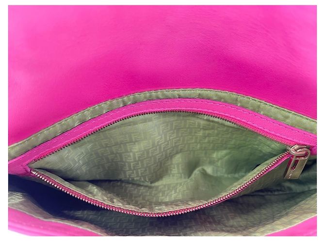 Borsa a tracolla Fendi Mamma Bucket Rosa - vista 15