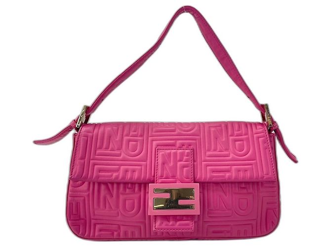 Borsa a tracolla Fendi Mamma Bucket Rosa - vista 2