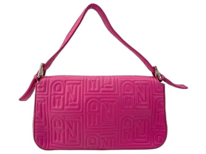 Borsa a tracolla Fendi Mamma Bucket Rosa - vista 3
