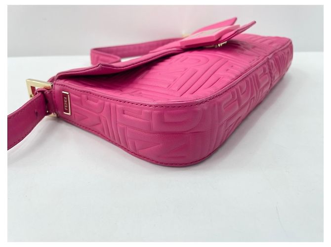 Borsa a tracolla Fendi Mamma Bucket Rosa - vista 8