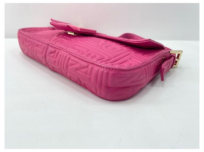Borsa a tracolla Fendi Mamma Bucket Rosa - vista 9